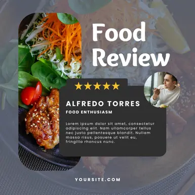 Restaurant Google Review Template Example